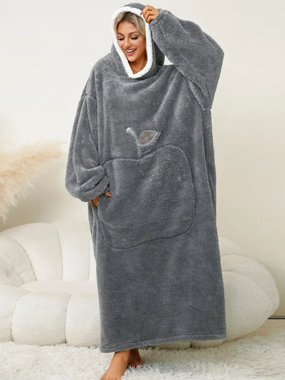 Comfy Pockets Hooded Sweat Dress
