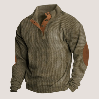 Corduroy Jacket with Collar - EasyApparels