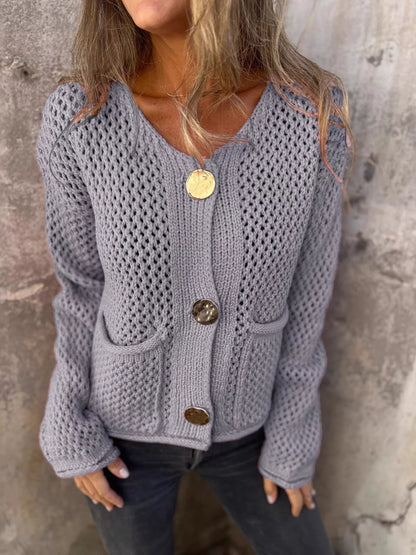 Cozy Knit Open Front Long Cardigan