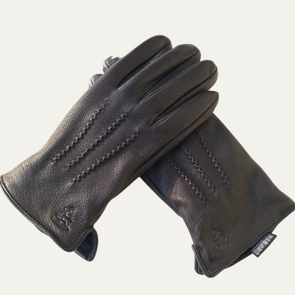 Insulated Men's Genuine Leather Gloves - Vossary