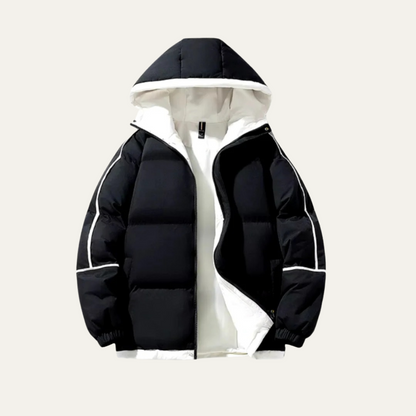 Premium Men's Waterproof Puffer Parka Jacket - Vossary