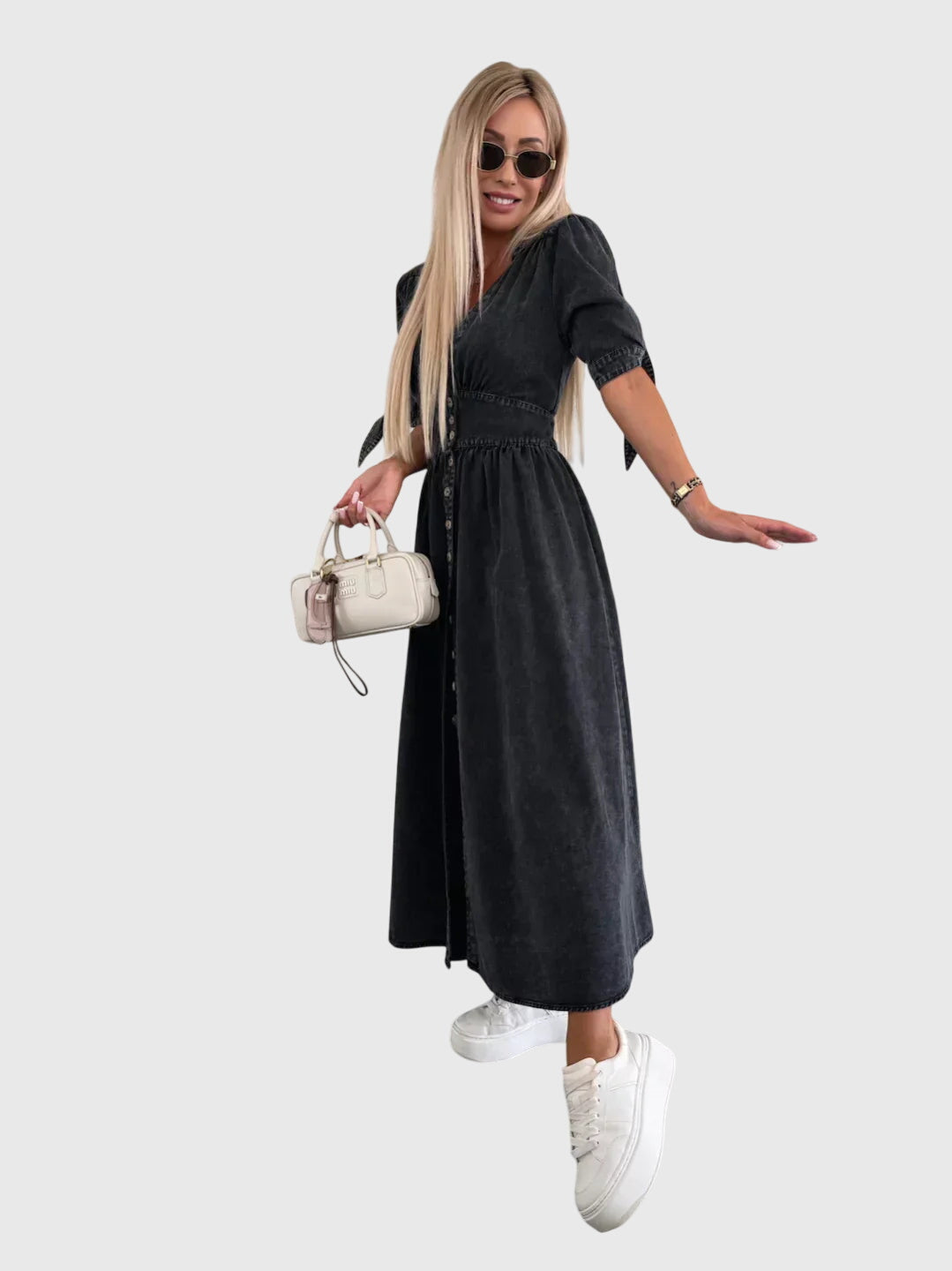 Classic Blue Jeans Dress