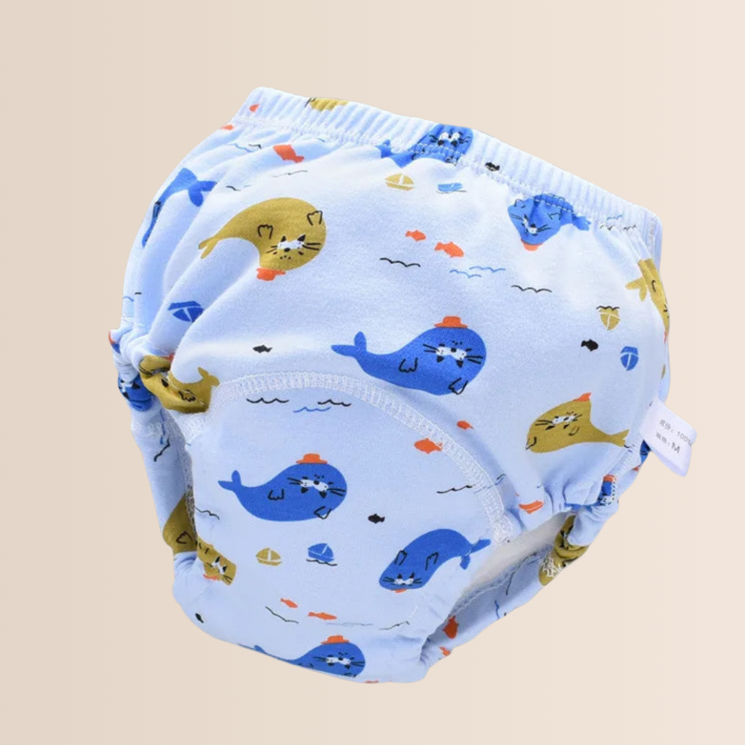 Eco Friendly 6 Layer Cotton Diaper Pants