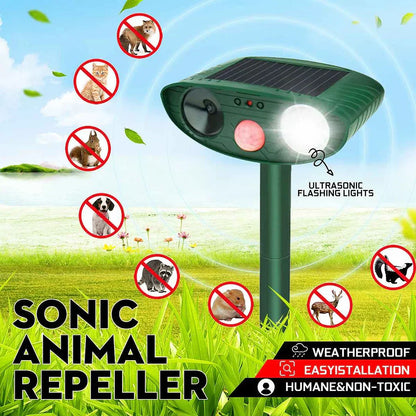 Outdoor Solar Powered Pest Repellent Device - Vossary