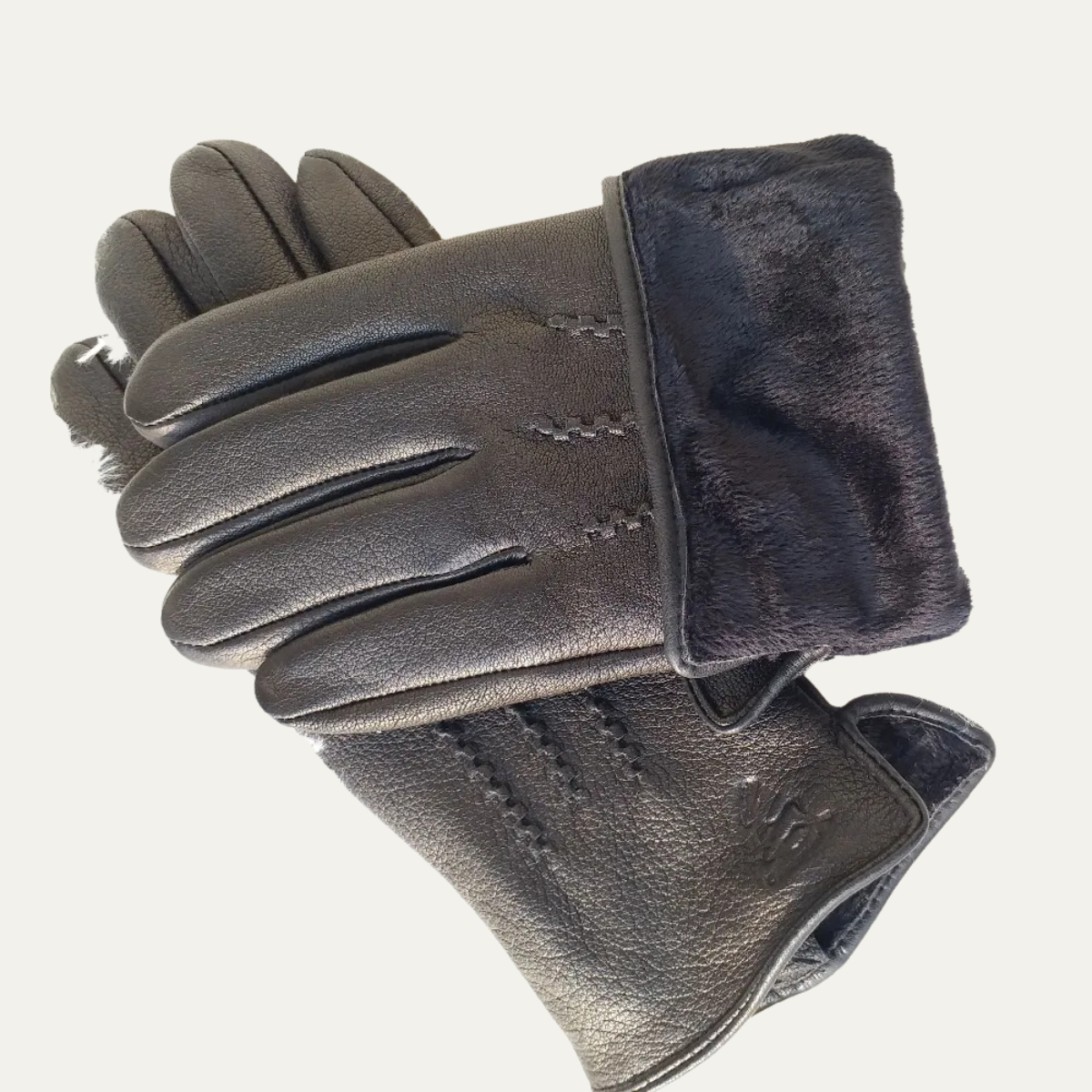 Insulated Men's Genuine Leather Gloves