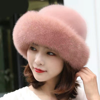 Soft Fuzzy Ladies Winter Beanie Hat - Luxicro