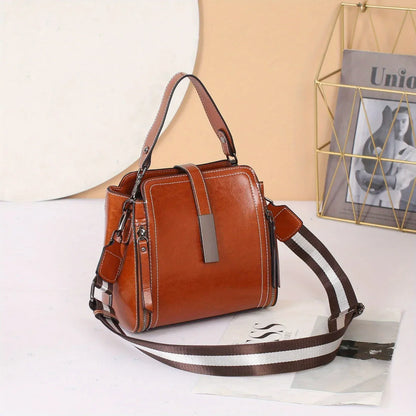 Classic Women's Leather Tote Bag - EasyApparels