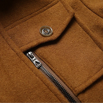 Classic Warm Wool Men's Winter Coat