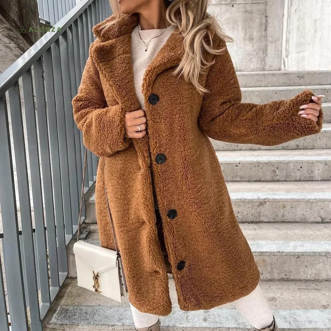 Cozy Women's Oversized Teddy Jacket - EasyApparels