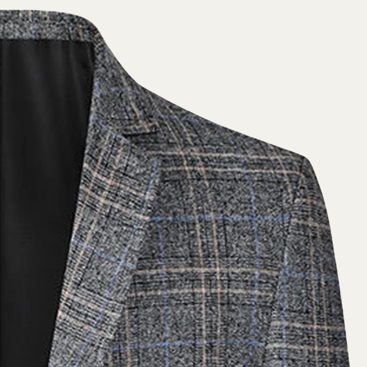Stylish Men's Checked Slim Fit Blazer Jacket
