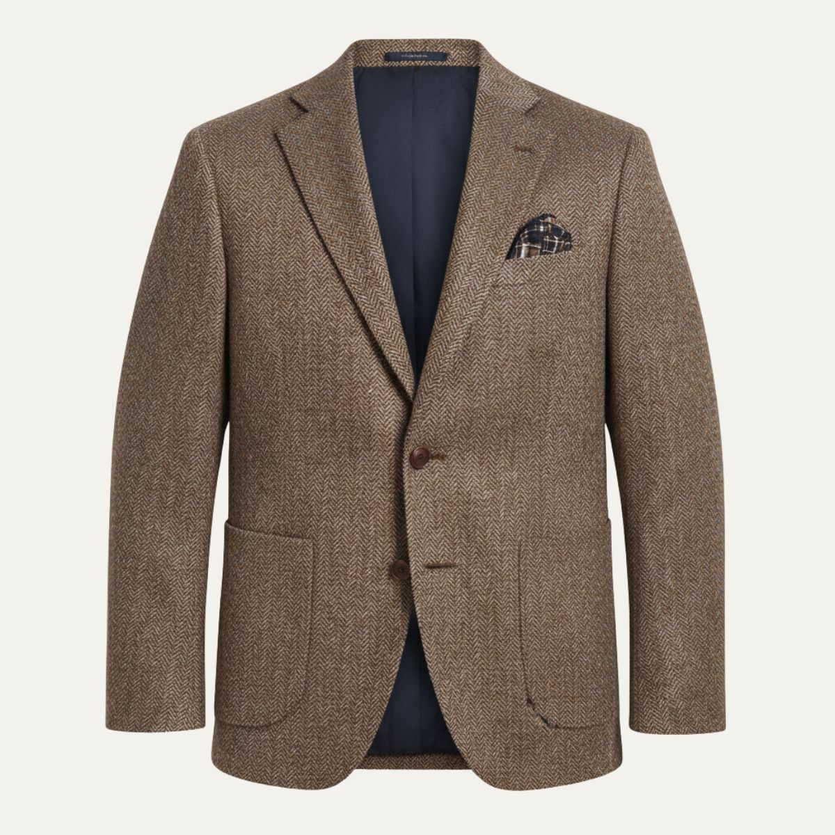Classic Men's Tweed Blazer Jacket