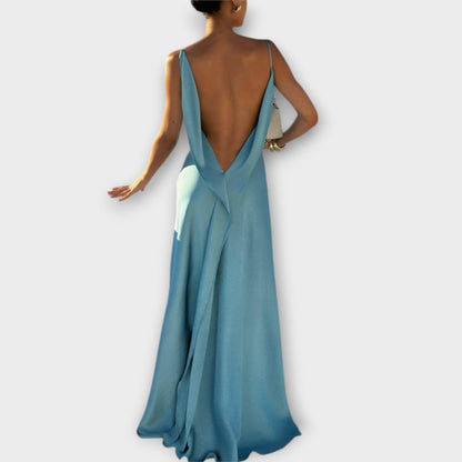 Elegant Satin Evening Gown