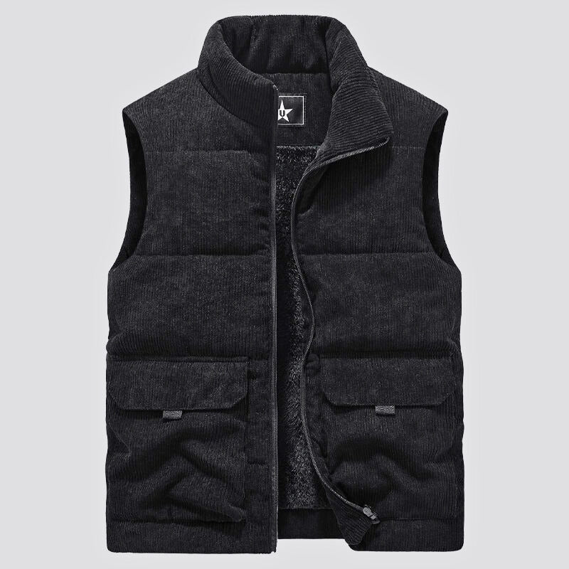 Rustic Fleece Lined Corduroy Jacket