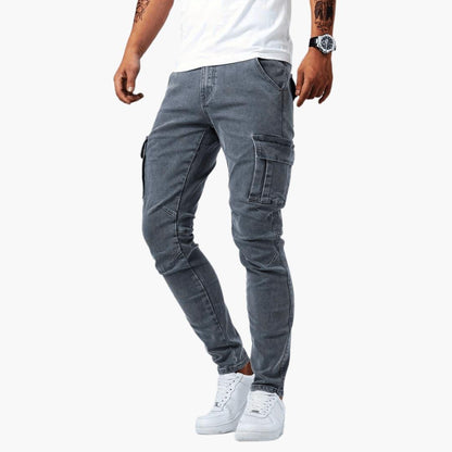 Comfortable Fit Cargo Pants with Stretchy Pockets