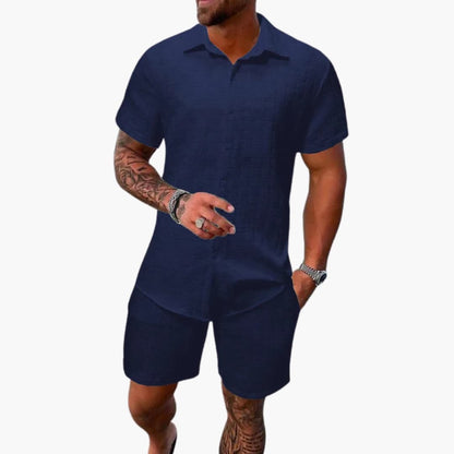 Comfortable Cotton 2-Piece Suit for Men