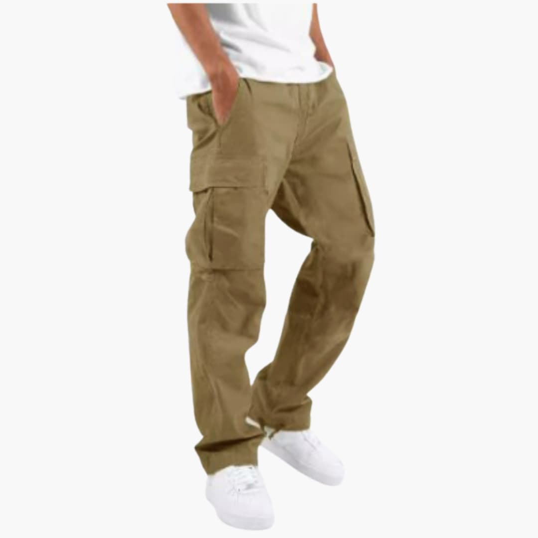 Relaxed Fit Cargo Pants with Large Pockets