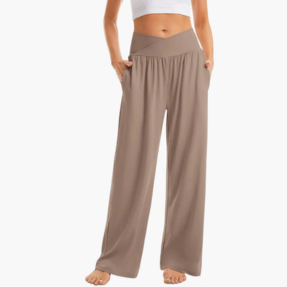 Women's Comfortable Wide Leg Pants with Pockets
