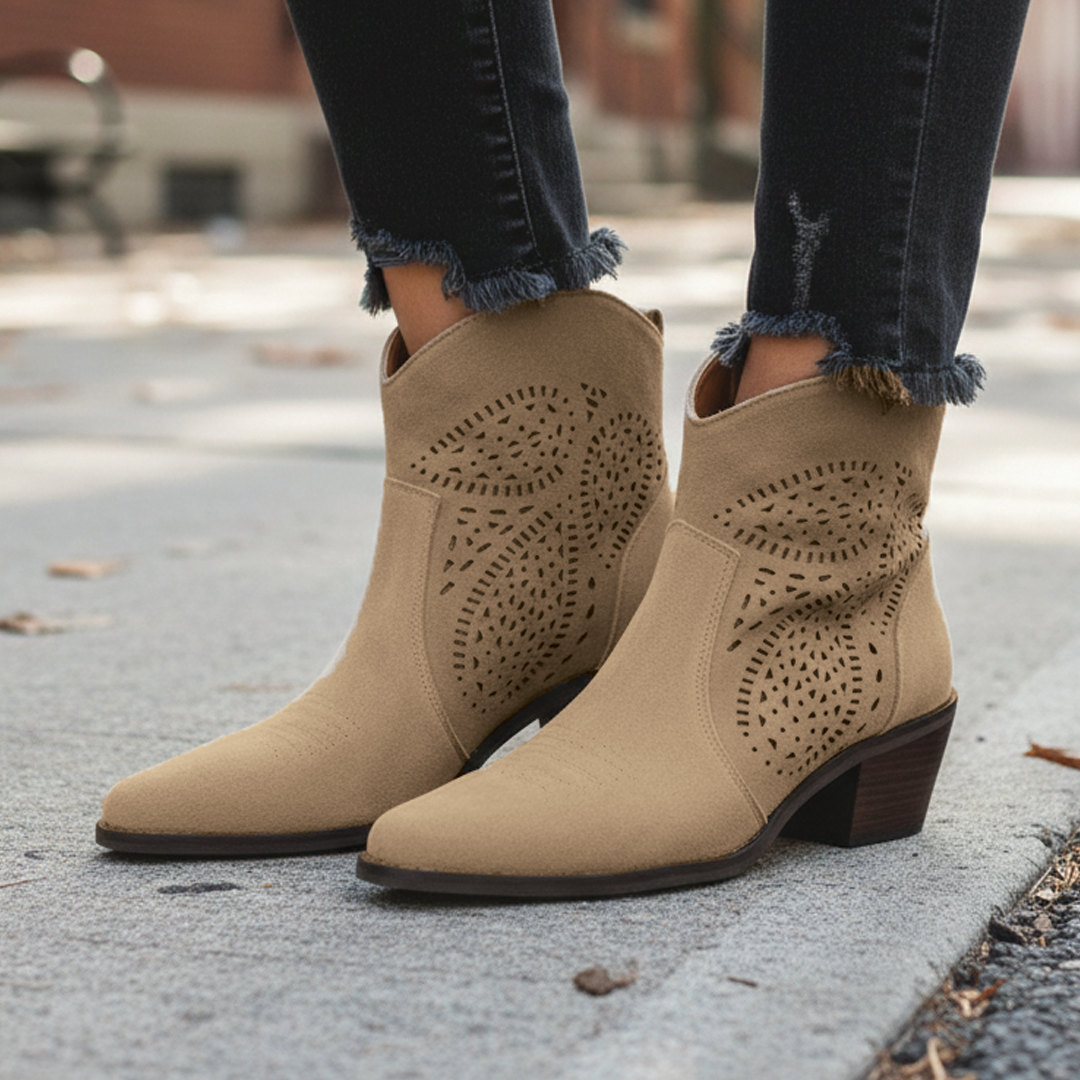 Brown Leather Cowboy Boots