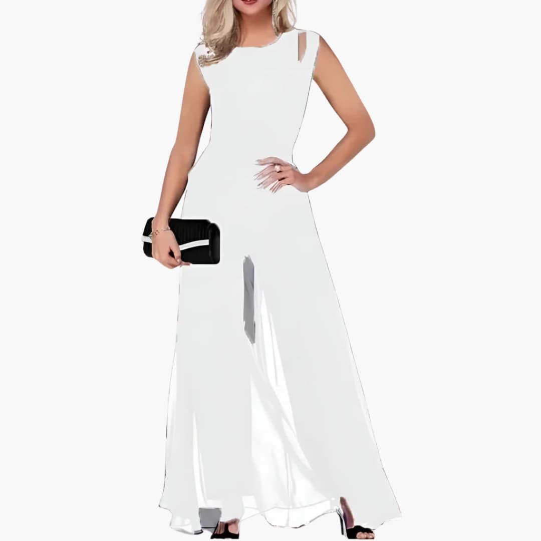 Stylish Black Floor Length Evening Gown