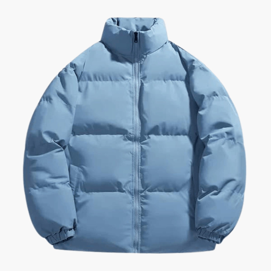 Warm Padded Men's Zip Up Parka Jacket