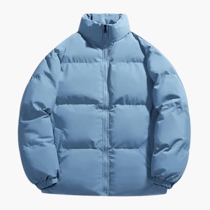 Warm Padded Men's Zip Up Parka Jacket
