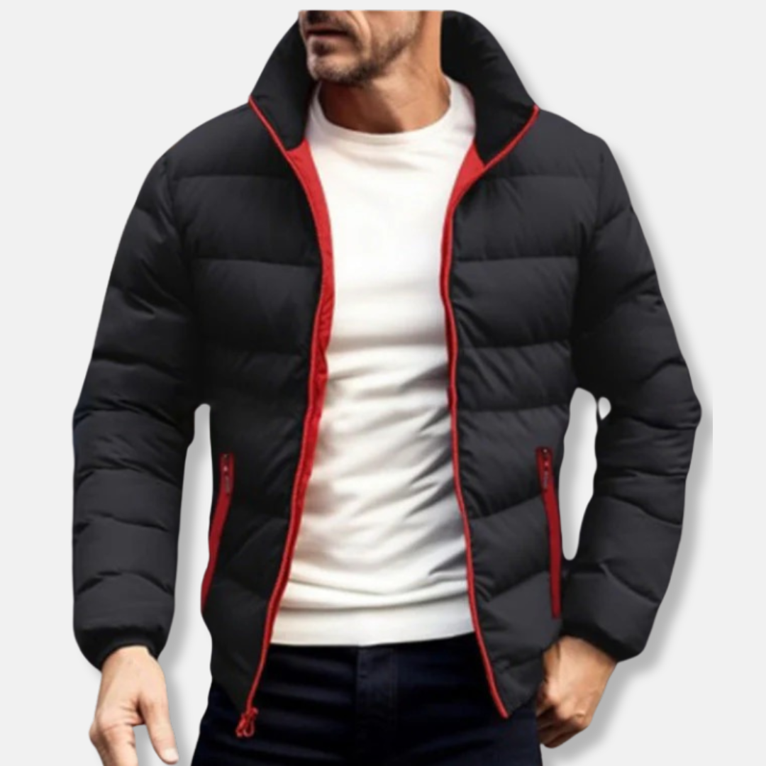 Warm Quilted Down Winter Jacket