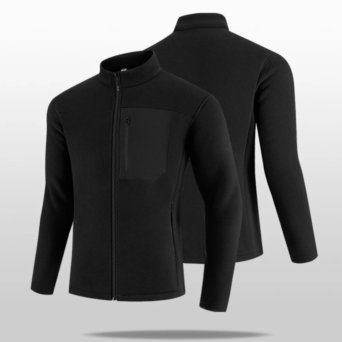 Warm Men's Zip Up Fleece Jacket
