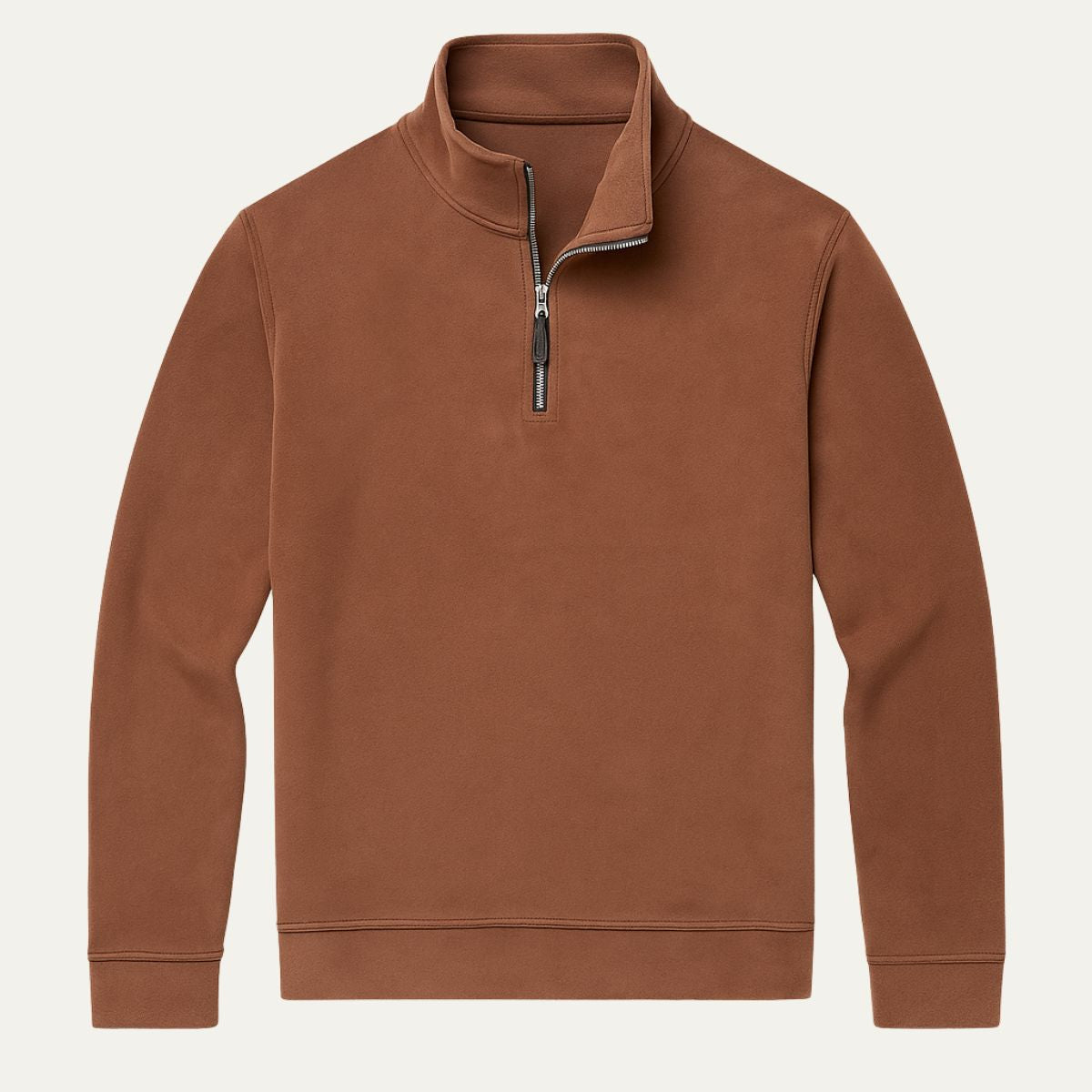 Warm Quarter Zip Mens Sweater
