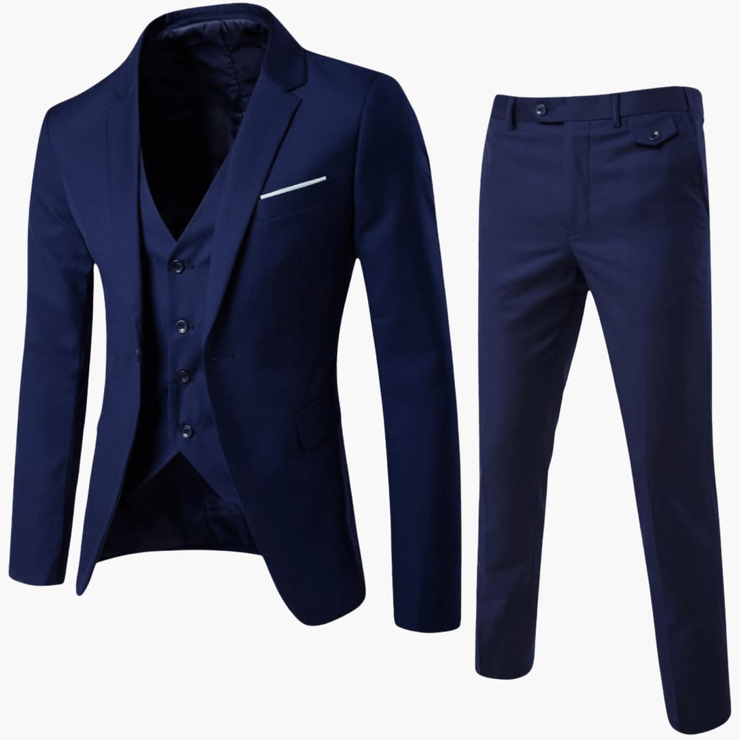 Classic Mens 3 Piece Suit Jacket Set