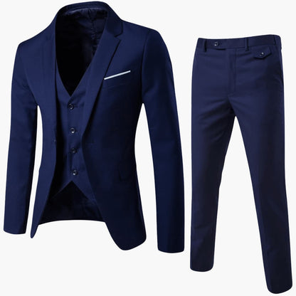 Classic Mens 3 Piece Suit Jacket Set