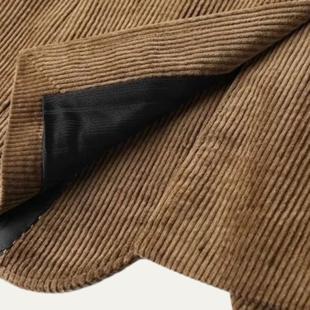 Warm Plaid Corduroy Mens Blazer Jacket