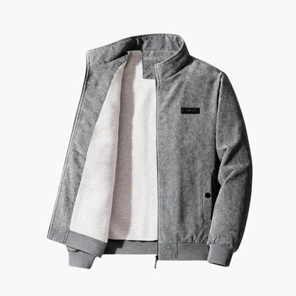 Warm Textured Zip Jacket for Men - Vossary