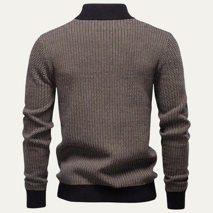 Cozy Men's Half Zip Fleece Winter Sweater