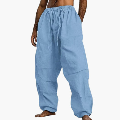 Comfortable Loose Fit Men's Drawstring Pants - Vossary