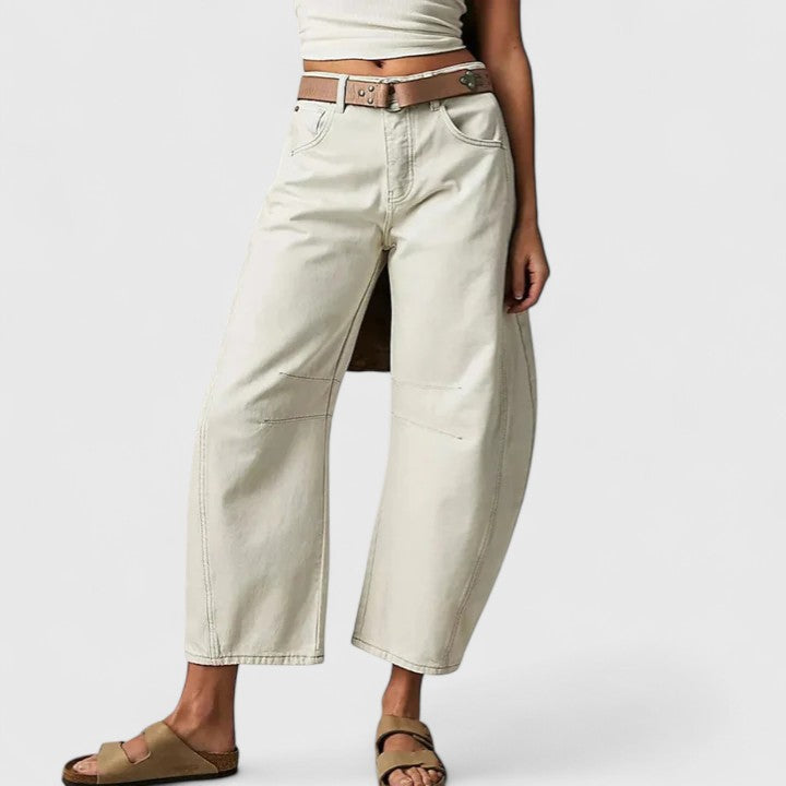 Relaxed Fit Wide Leg Rain Pants