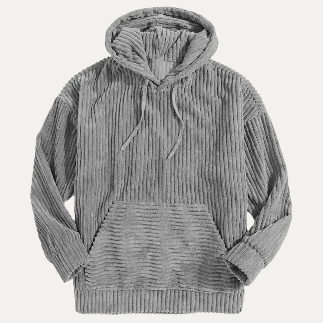 Rugged Textured Zip Hoodie