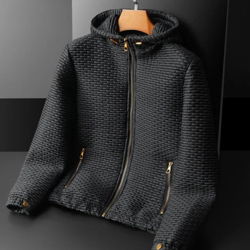 Comfortable Quilted Zip Up Jacket