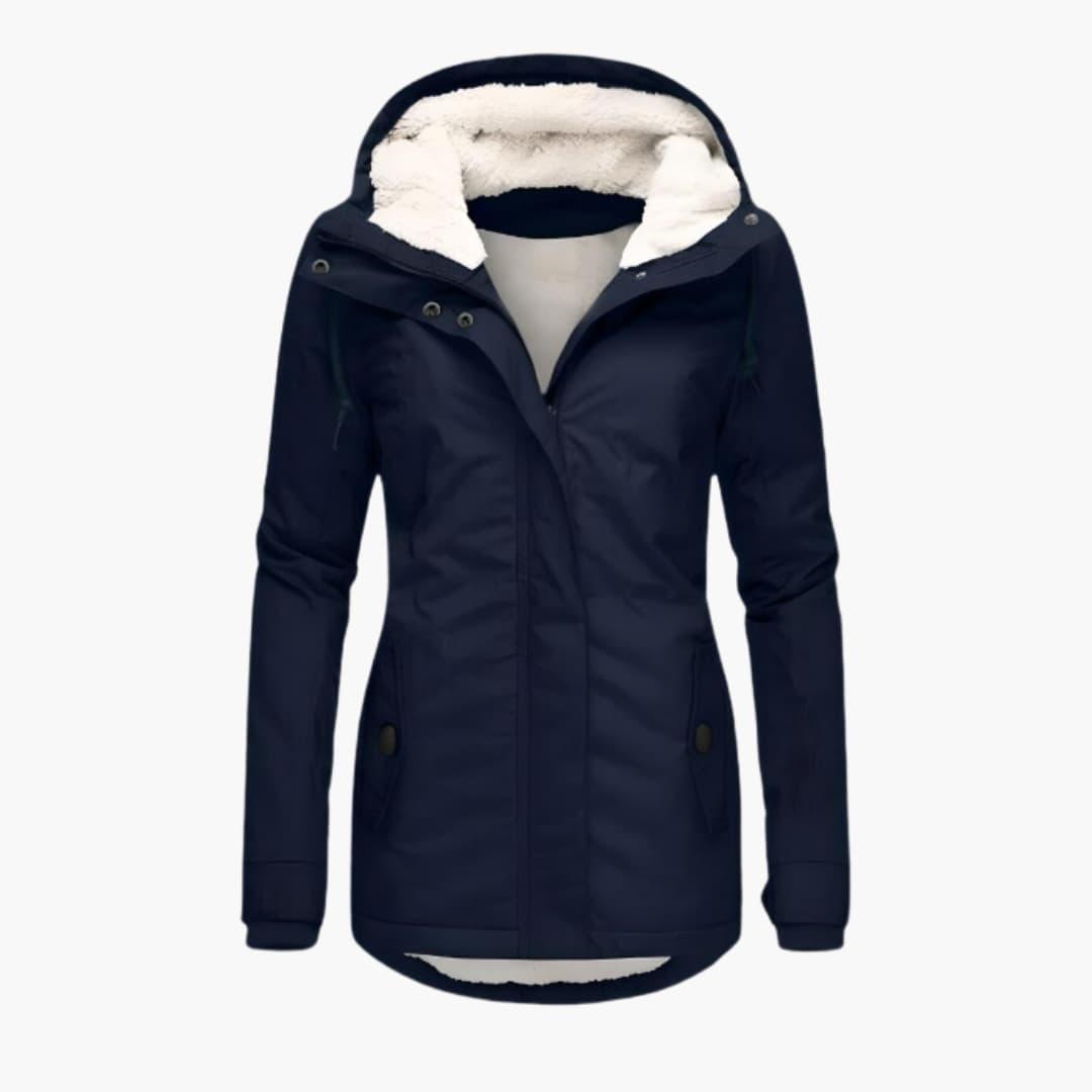 Warm Insulated Women's Parka with Pockets
