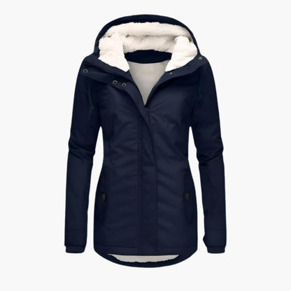 Warm Insulated Women's Parka with Pockets