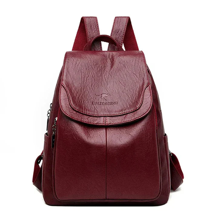 Classic Ladies Leather Rucksack Bag