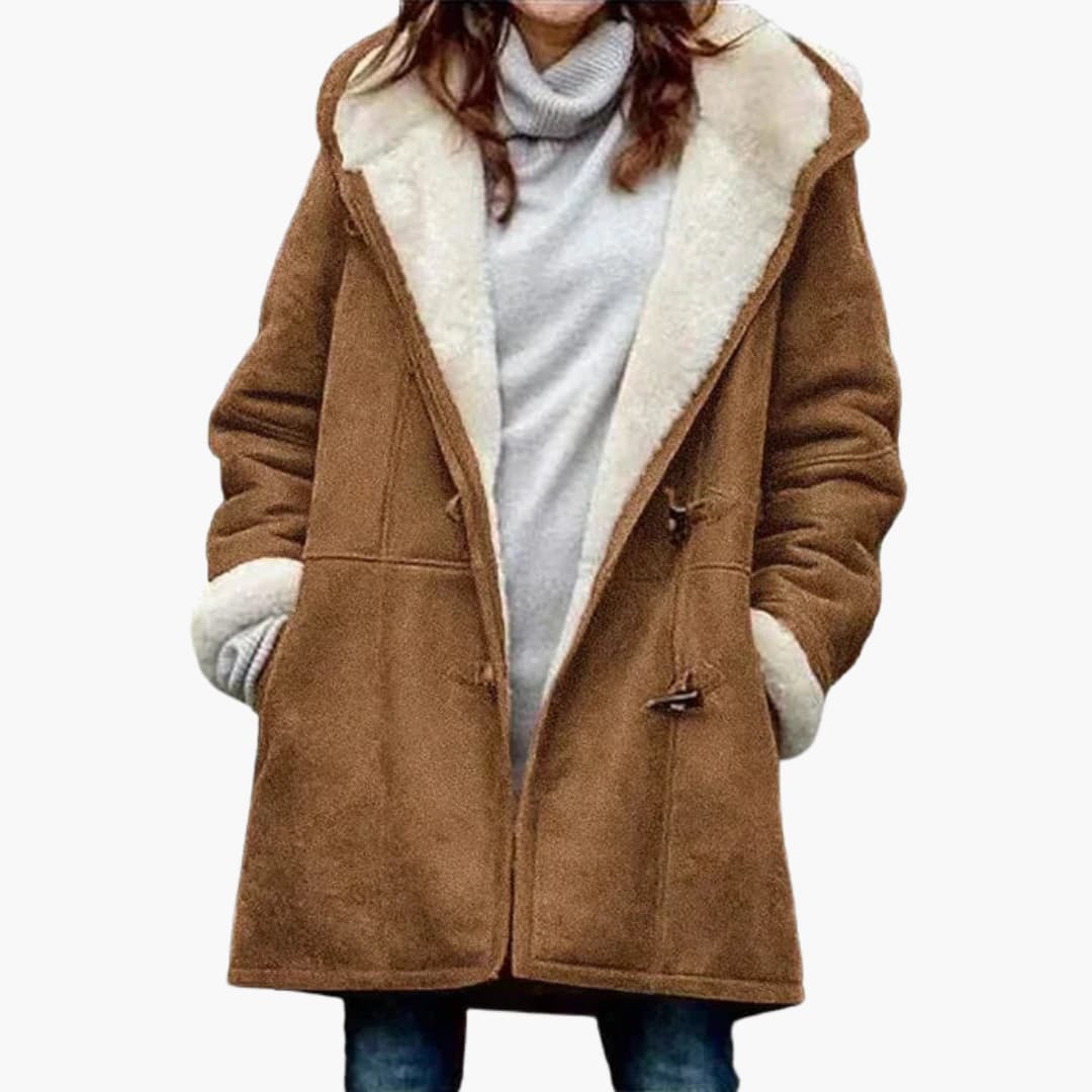 Ladies Waterproof Hooded Parka Jacket