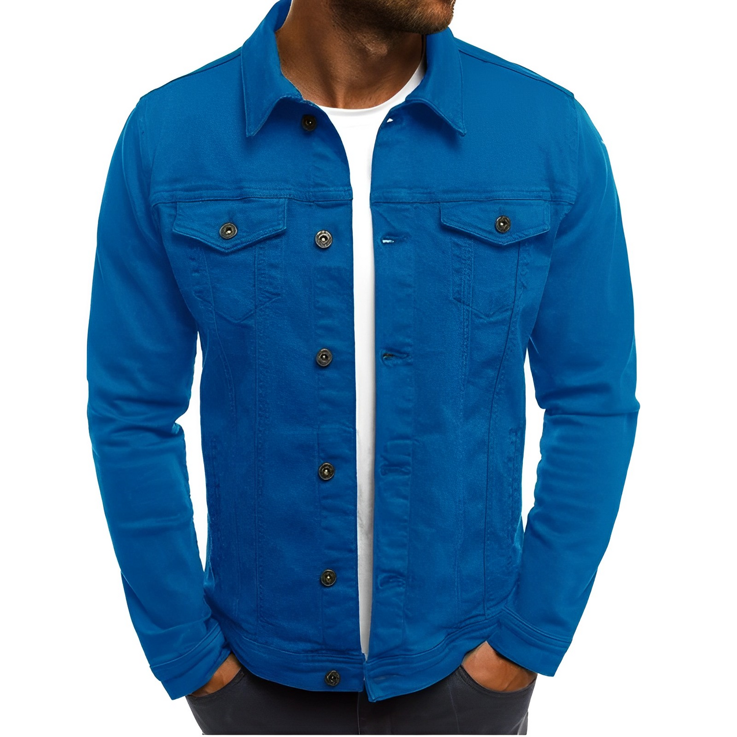 Breathable Denim Summer Jacket for Men