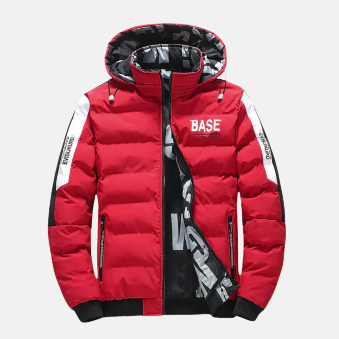 Warm Hooded Down Puffer Coat