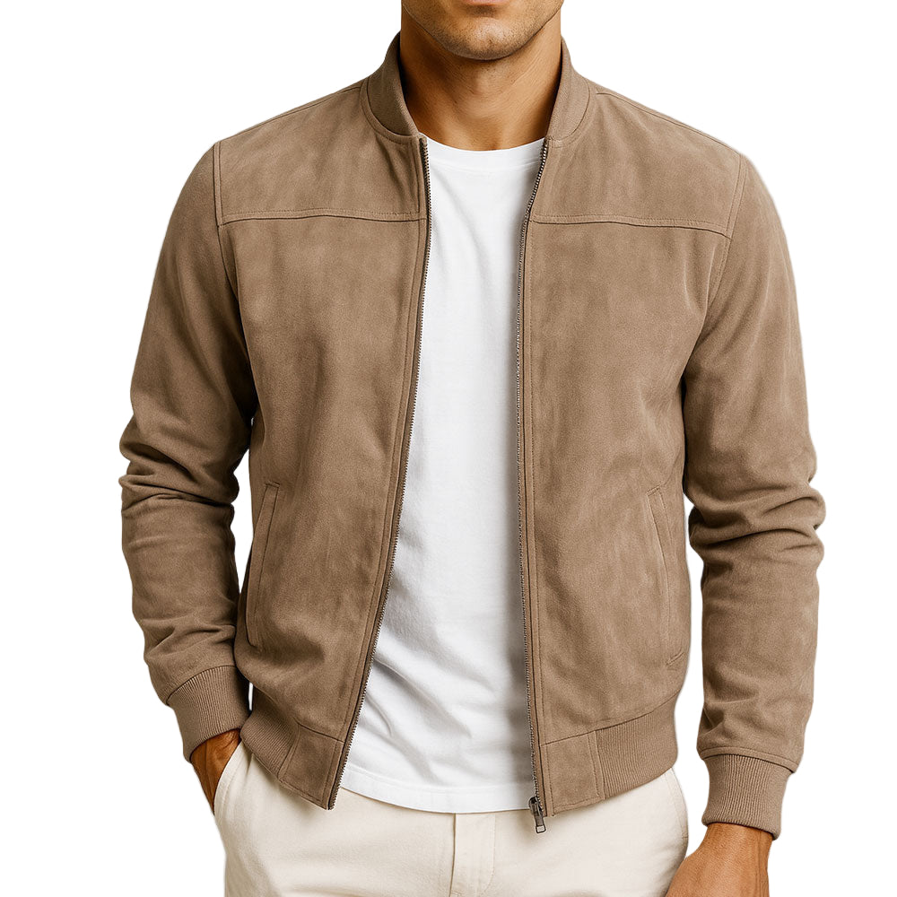 Slim Fit Water Repellent Zip Jacket - Vossary