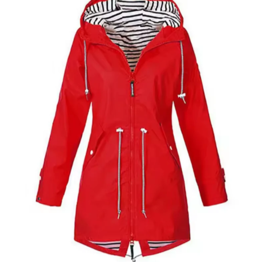 Waterproof Womens Raincoat with Hood