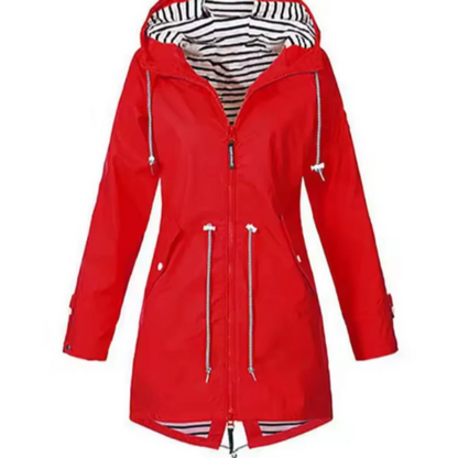 Waterproof Womens Raincoat with Hood