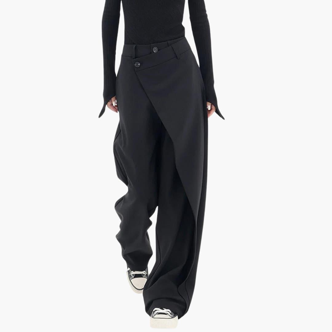 Chic Womens Slim Leg Trousers - Vossary