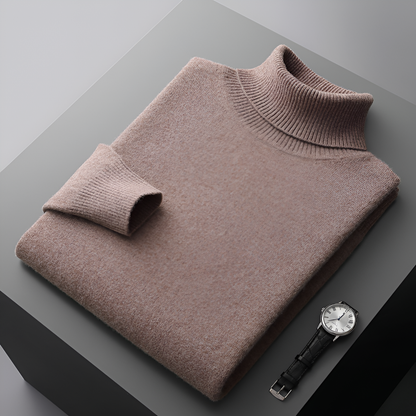 Luxury Soft Mens Wool Crew Neck Sweater