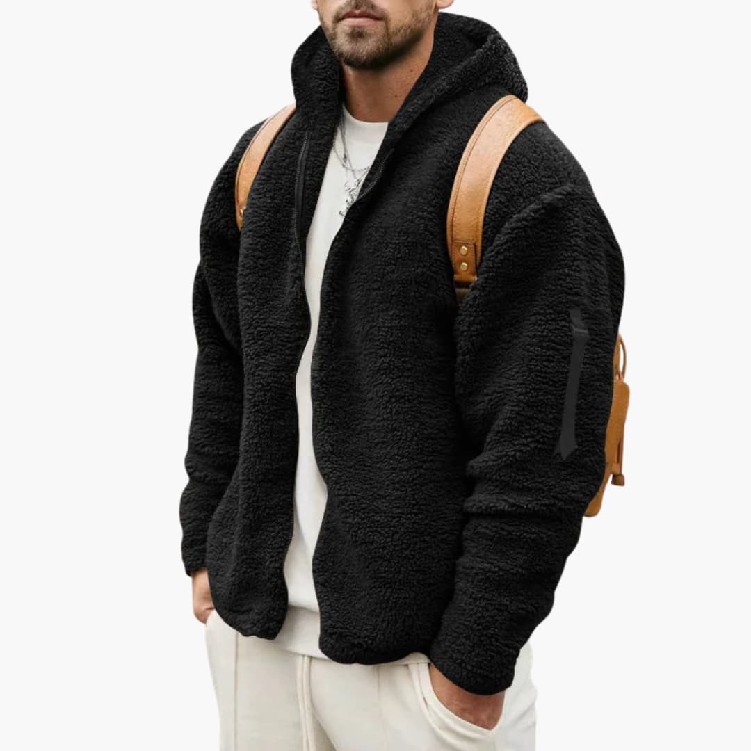 Cozy Fleece Mens Winter Jacket