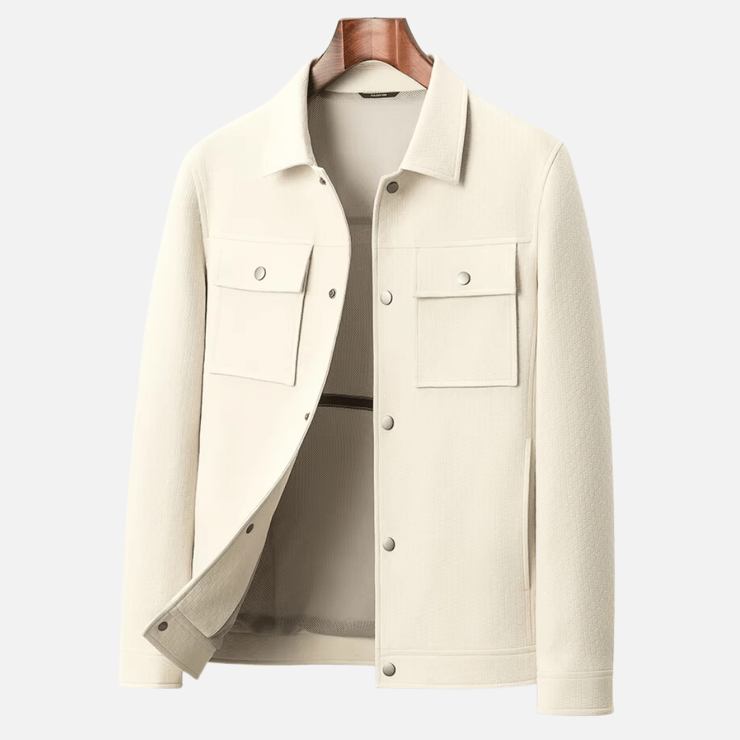 Classic Men's Thick Cable Knit Jacket